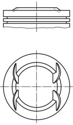 Mahle 011 00111 000 - 011, piston