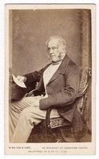 CDV Lord Palmerston British Prime Minister Carte de Visite by Walker & Sons