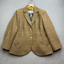 Joules Tweed Jacket UK 18 Sand