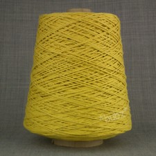 SUPER SOFT PIMA COTTON YARN DOUBLE KNITTING 500g CONE MUSTARD WEAVE WARP WEFT DK