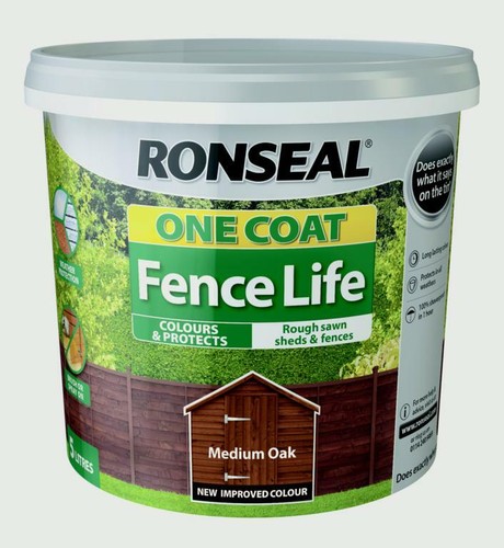 Ronseal one coat fence - one, 5l