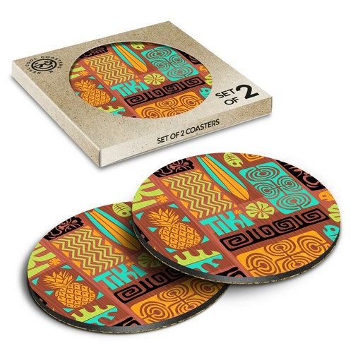 Boxed round coasters - 2,