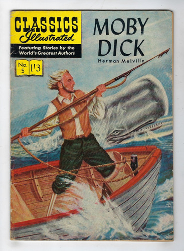 Classics illustrated 5 moby - illustrated,