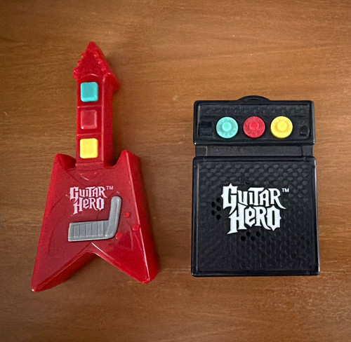 Kellogg guitar hero plastic - guitar,