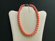 Single Strand Coral Pink/red