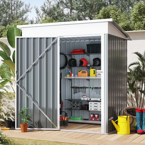Metal garden shed with - garden,