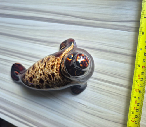 Cornish pottery seal figurine - pottery,