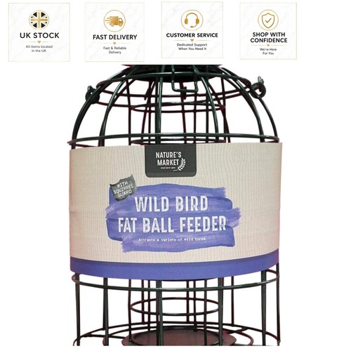 3cm hanging fat ball feeder - fat,