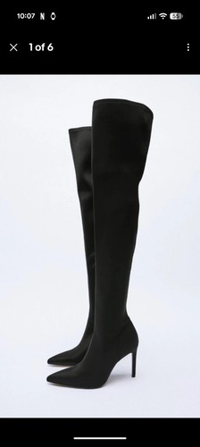 Zara heeled over the - heeled, sock