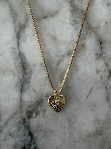 18k gold plated box - 18k, chain
