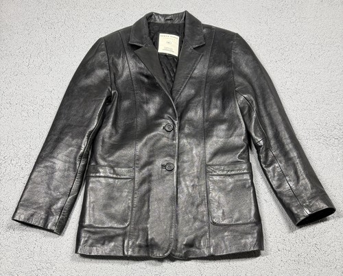 North ridge leather jacket - leather,