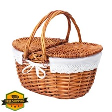 Geytetqi Wicker Picnic Basket