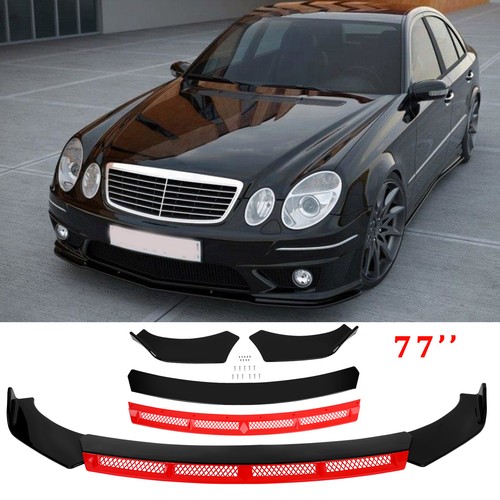 Gloss front bumper lip spoiler - gloss,