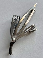 Vintage Thomas L Mott Silver Brooch