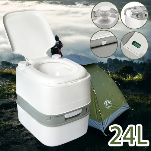 24l portable toilet - portable, flushing
