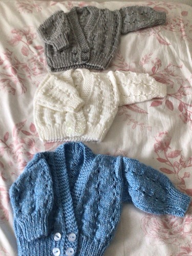 Hand knitted pack three - of,