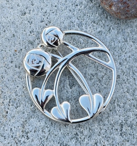 925 silver brooch glasgow - glasgow, rose