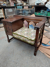 Jaycee Telephone Seat with Cushion.