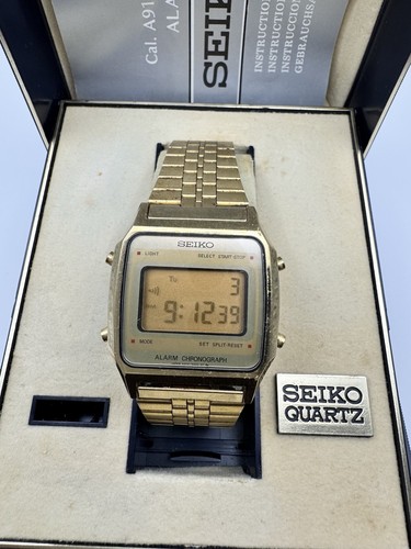 Seiko vintage gold - gold, digital