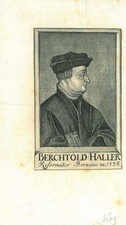 Portrait of Berchtold Haller