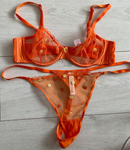 Primark orange lemon bra - primark,
