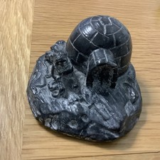 WOLF ORIGINAL FIGURINE ESKIMO, FISH  AND IGLOO SCULPTURE