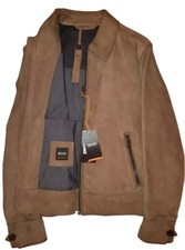Hugo Boss Bomber Jacket in Tan