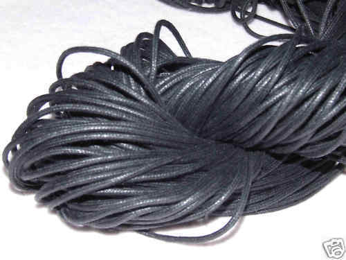 Waxed cotton cord - 1.5, mm