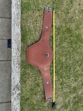 Tan/ Light brown Leather Bates Cair, 44” Stud Girth