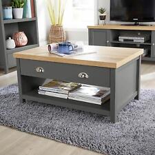 Coffee Table 2 Drawer Graphite