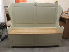 5' GRANDE PAINTED MONKS BENCH