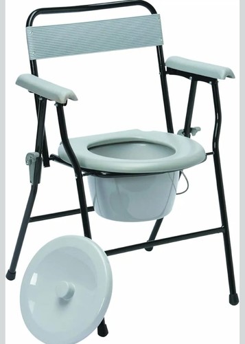 Bedside commode chair - chair, foldable