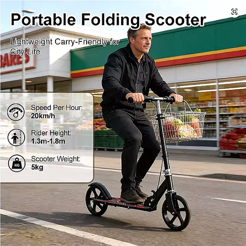 Foldable commuter scooter - foldable,