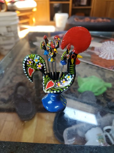 Handpainted portuguese rooster - portuguese,