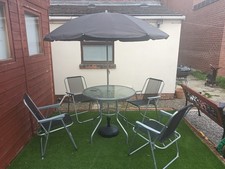 4 Seater Metal garden Patio Set