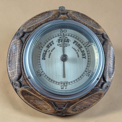 Vintage wall barometer - vintage,