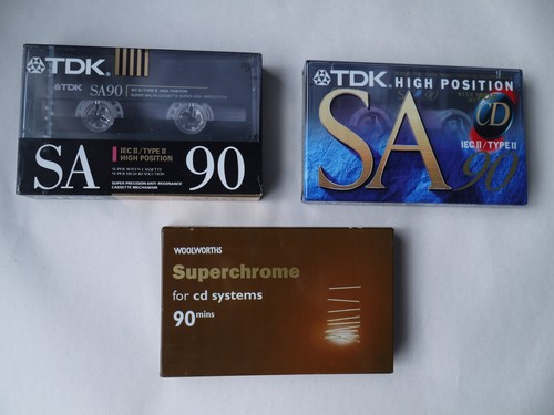 Tdk c90 cassettes - sa,