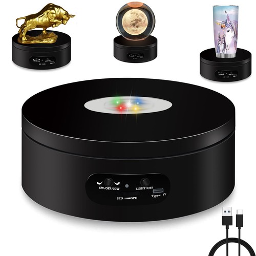Led rotating display stand - led,