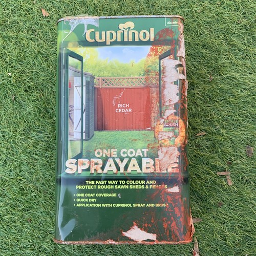 Cuprinol one coat - coat, sprayable