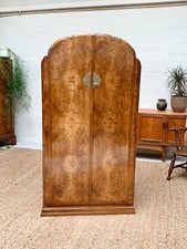 Small Art Deco Figured Walnut
