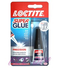 Loctite Super Glue Precision Longneck Bottle Strong Clear Waterproof - 5g Bottle