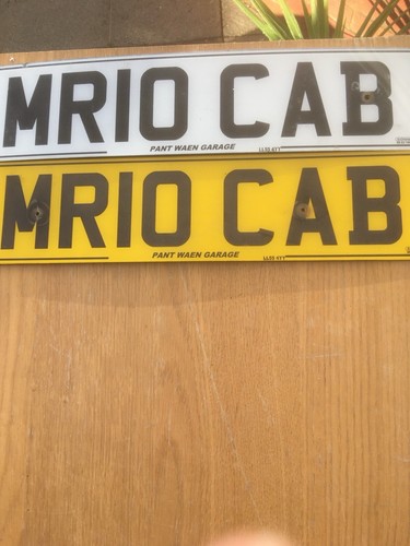 Car registration numbers - car,