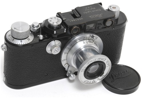 Leica iii black paint with - paint,