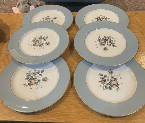 Set six royal doulton rose - set,