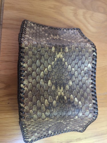 Genuine snakeskin wallet
