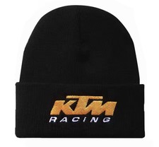 KTM MOTOGP MOTORCYCLE RACING TEAM BEANIE HAT EMBROIDERED LOGO
