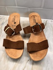 Bio Green Cork Wedge Brown