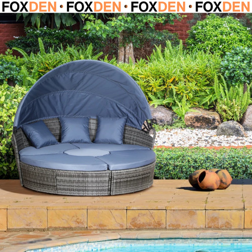 Pcs rattan conversation - 5,