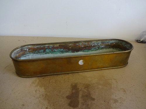 Brass trough