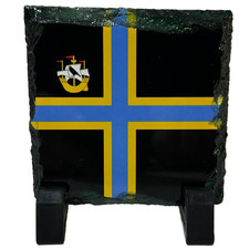 Caithness Flag Slate Coaster | Scottish Highlands Souvenir Gift from Scotland